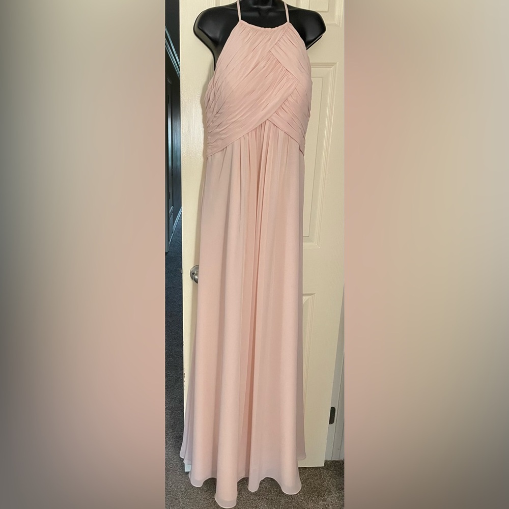 Elegant Pink Maxi Dress